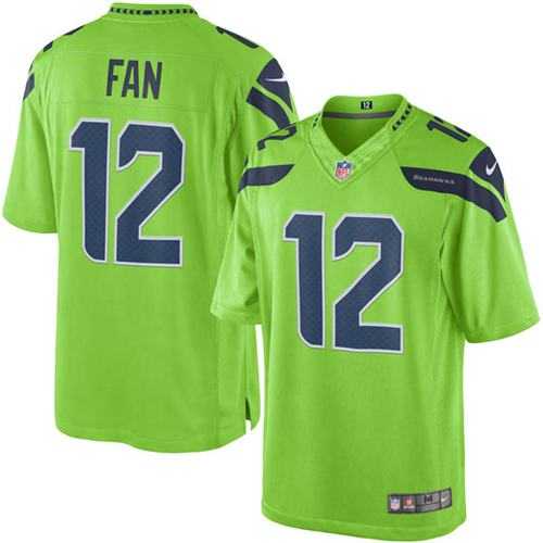 Nike Men & Women & Youth Seahawks 12 Fan Green Color Rush Limited Jersey,We sell and wholesale Nike Men & Women & Youth Seahawks 12 Fan Green Color Rush Limited Jersey on line form chian!
